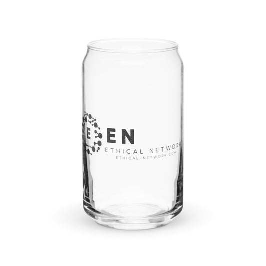 Ethical Network Can-shaped glass